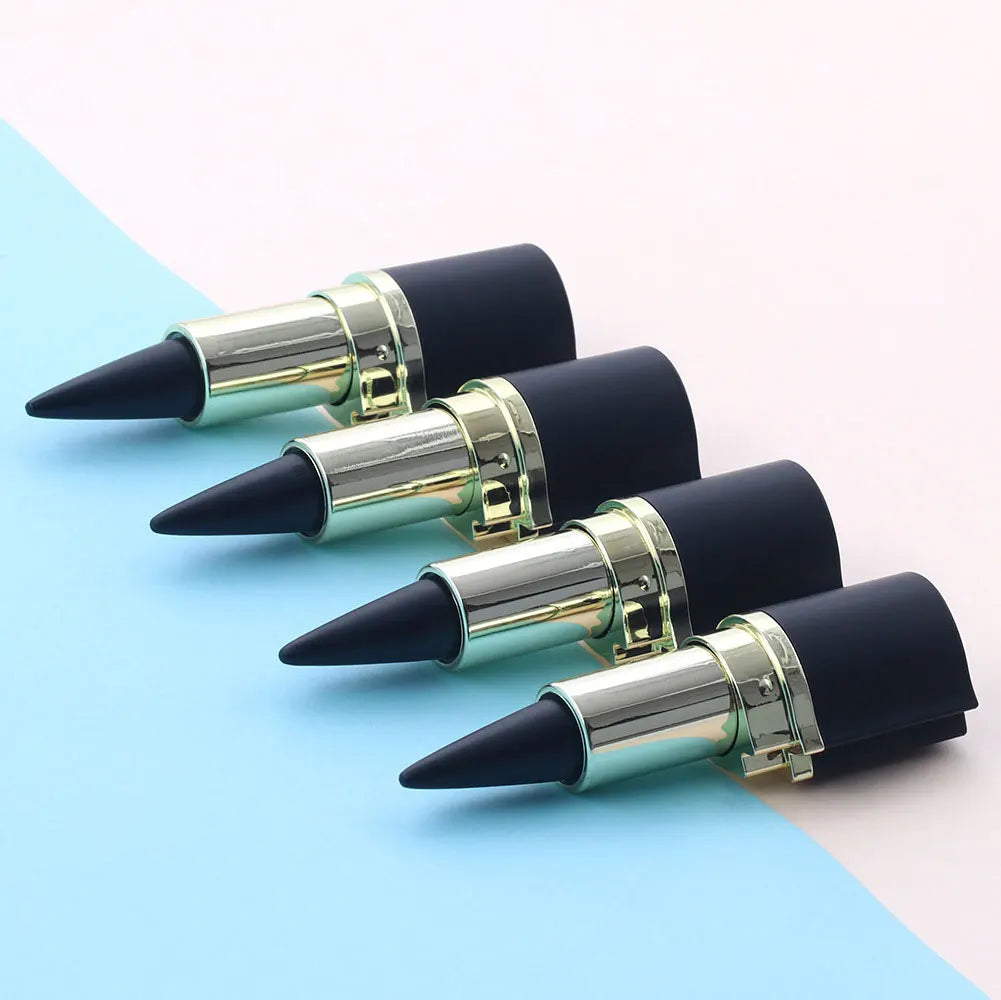 Waterproof eyeliner paste eyeliner quick-drying matte eyeliner single end black solid rich eyeliner pen