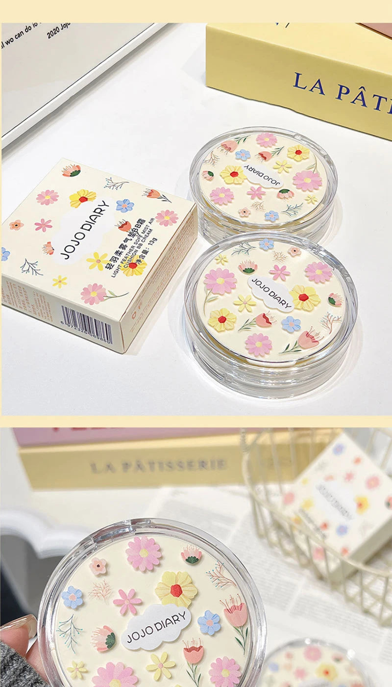 JOJO Featherlight Hydrating Cushion Foundation - Flawless Coverage, Long-Lasting, Radiant Finish BB Cream