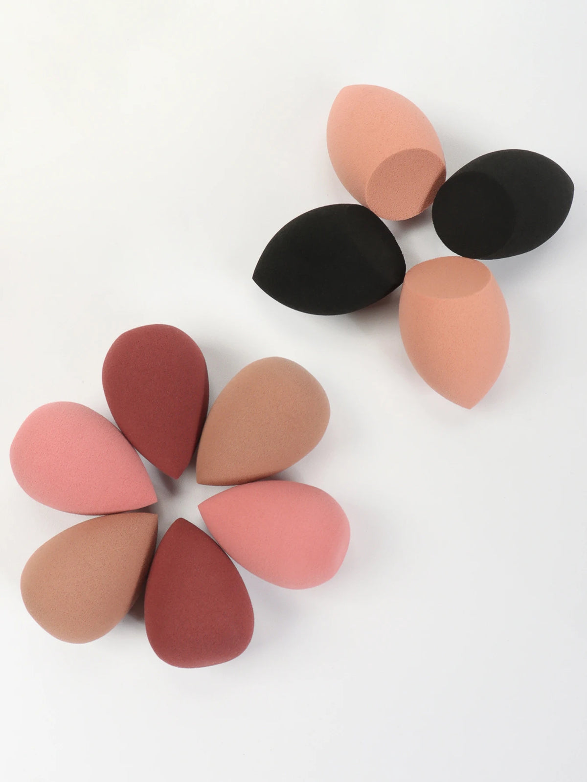 10 件 Mini Makeup Sponge Powder Puff Beauty Sponge for Makeup Concealer Liquid Foundation Face Cosmetic Puff Make up Sponge