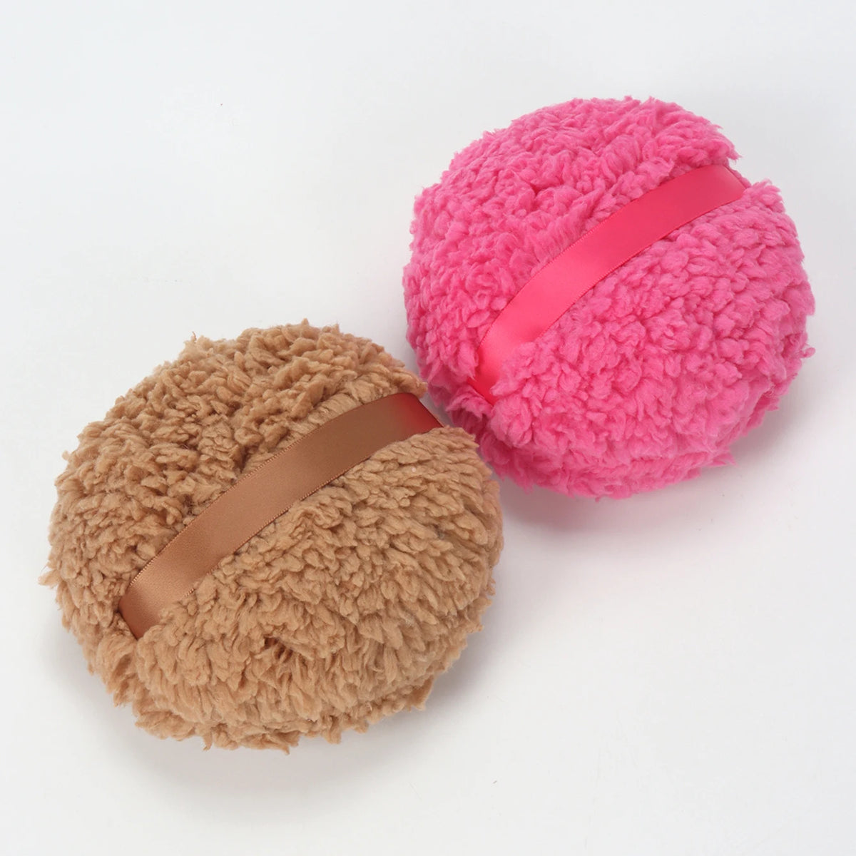 1/2Pcs Extra-Large and Extra-Thick Powder Puff, Skin-Friendly, Soft and Non-Absorbent, Extra-Large Talcum Powder Puff