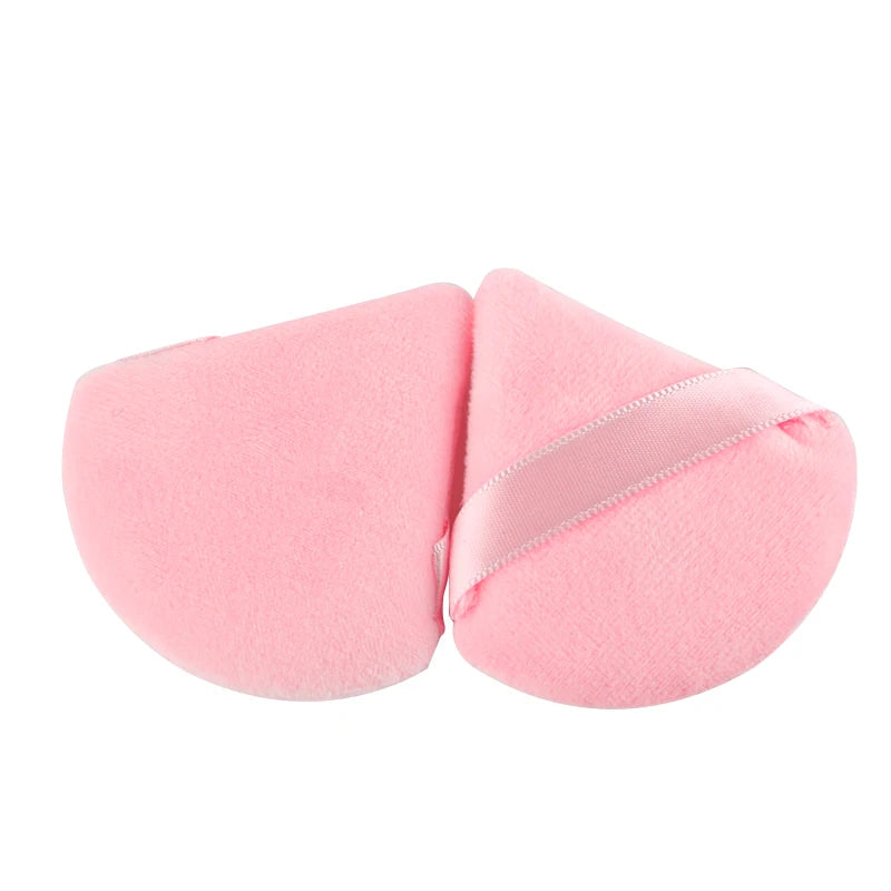 1/2/4pcs Triangle Powder Puff Soft Velvet Facial Makeup Sponge Puff Mixer Beauty Foundation Make-Up Sponge Cosmetics Accessories