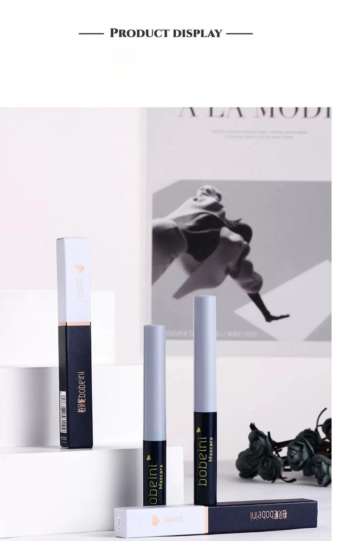 Mascara Smooth Brush Head Waterproof / Sweatproof Not Easy to Smudge for Beginners