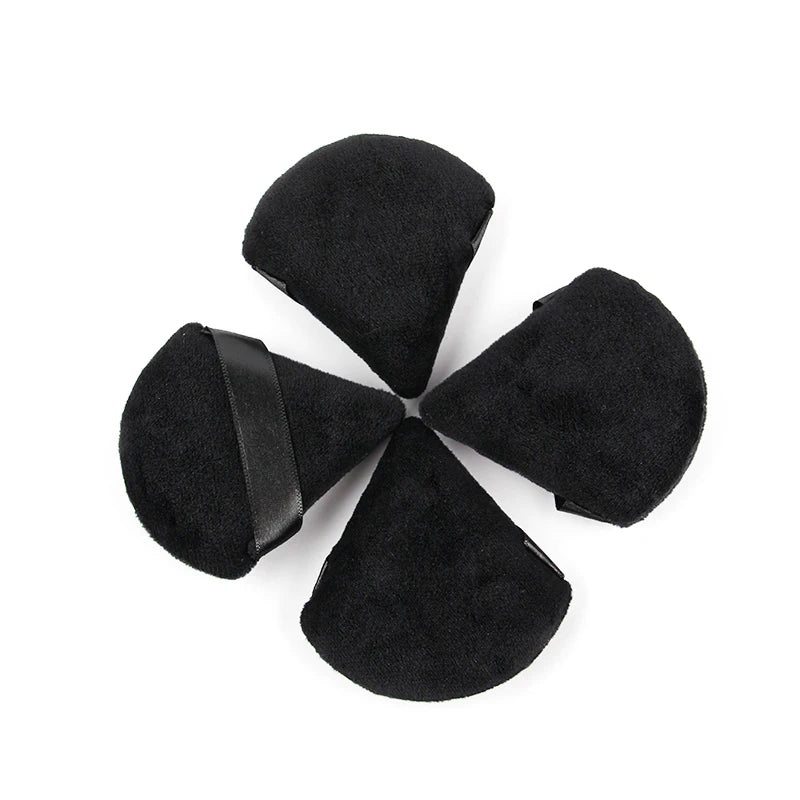 1/2/4pcs Triangle Powder Puff Soft Velvet Facial Makeup Sponge Puff Mixer Beauty Foundation Make-Up Sponge Cosmetics Accessories