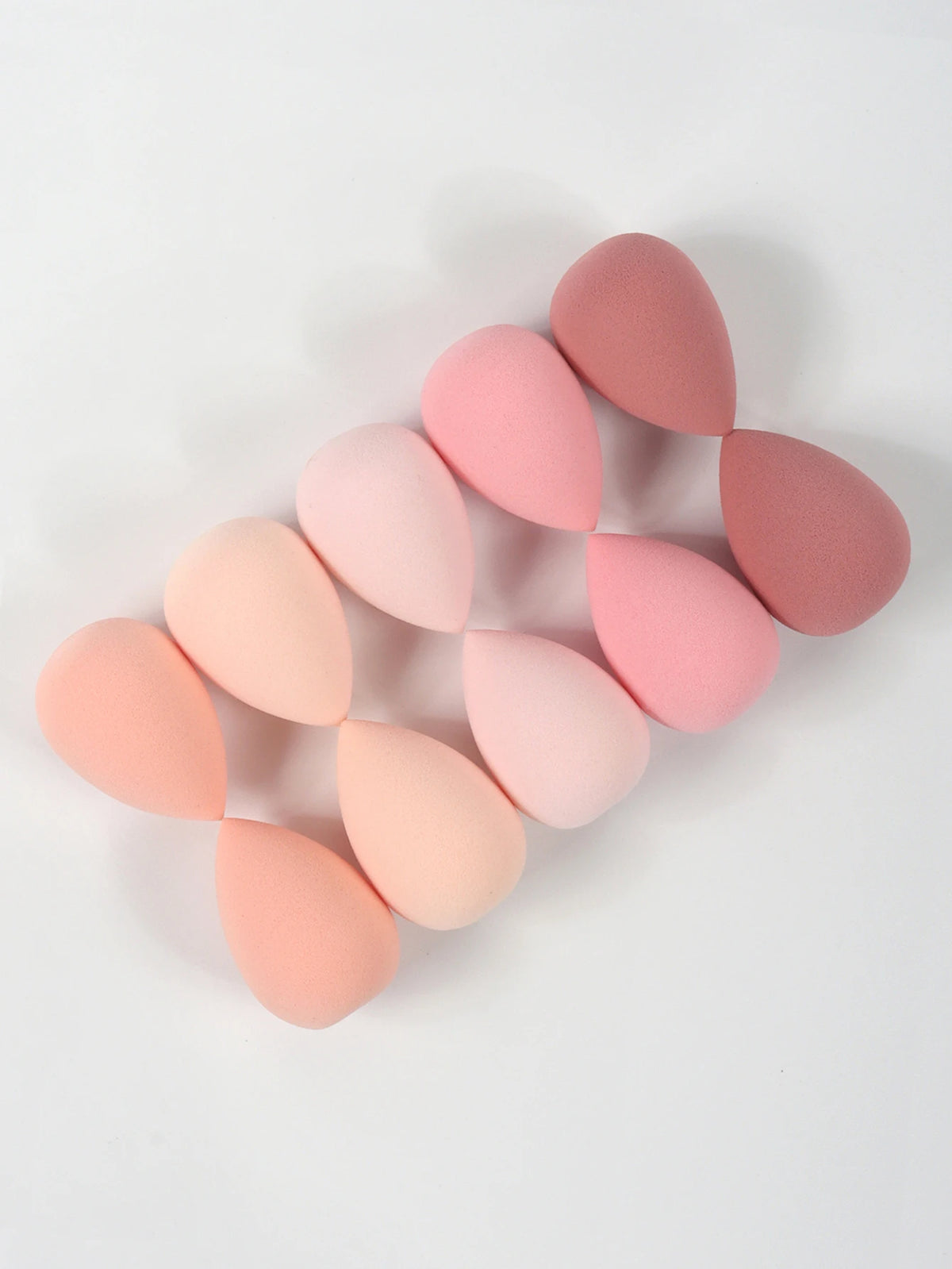10 件 Mini Makeup Sponge Powder Puff Beauty Sponge for Makeup Concealer Liquid Foundation Face Cosmetic Puff Make up Sponge