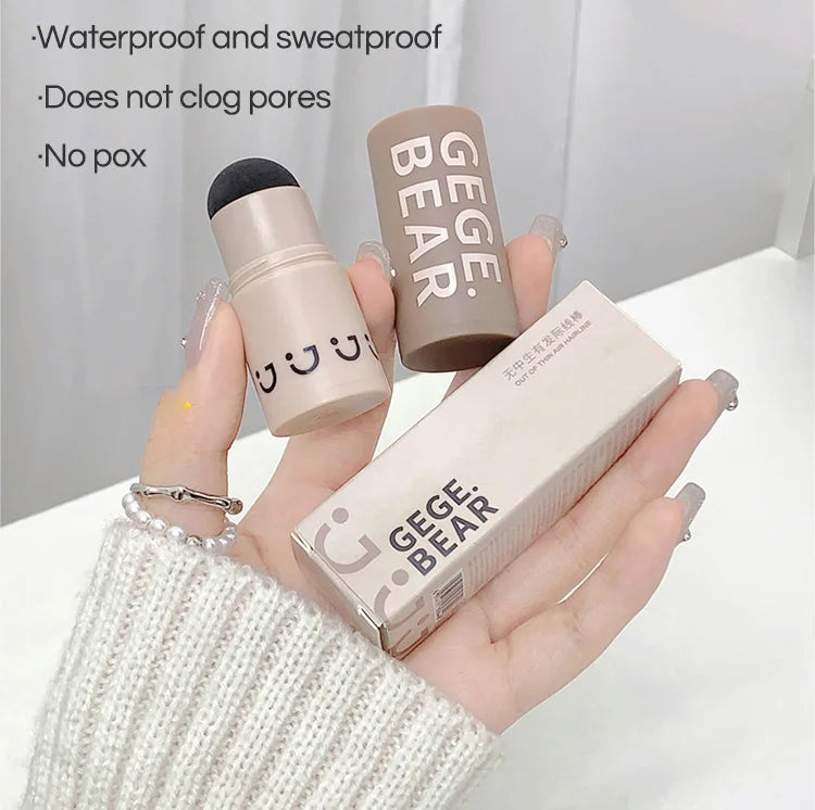 Gege Bear Waterproof Hair Shadow Powder Women Men Hair Concealer Natural Cove Hairline Shadow Stick