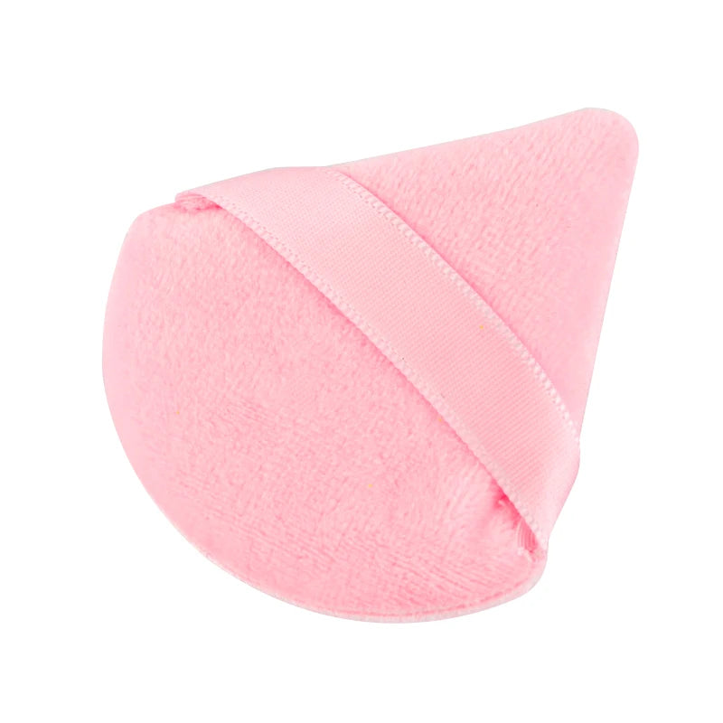 1/2/4pcs Triangle Powder Puff Soft Velvet Facial Makeup Sponge Puff Mixer Beauty Foundation Make-Up Sponge Cosmetics Accessories