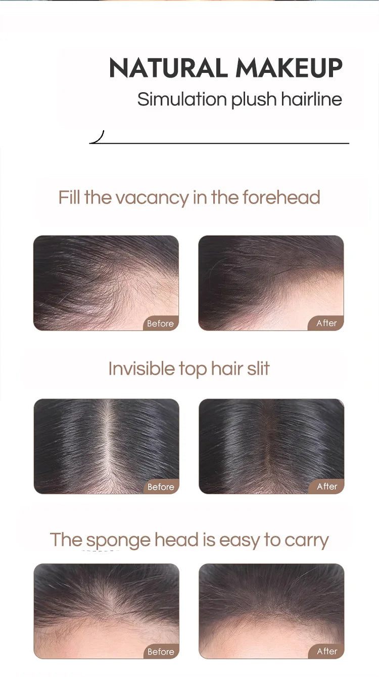 Gege Bear Waterproof Hair Shadow Powder Women Men Hair Concealer Natural Cove Hairline Shadow Stick