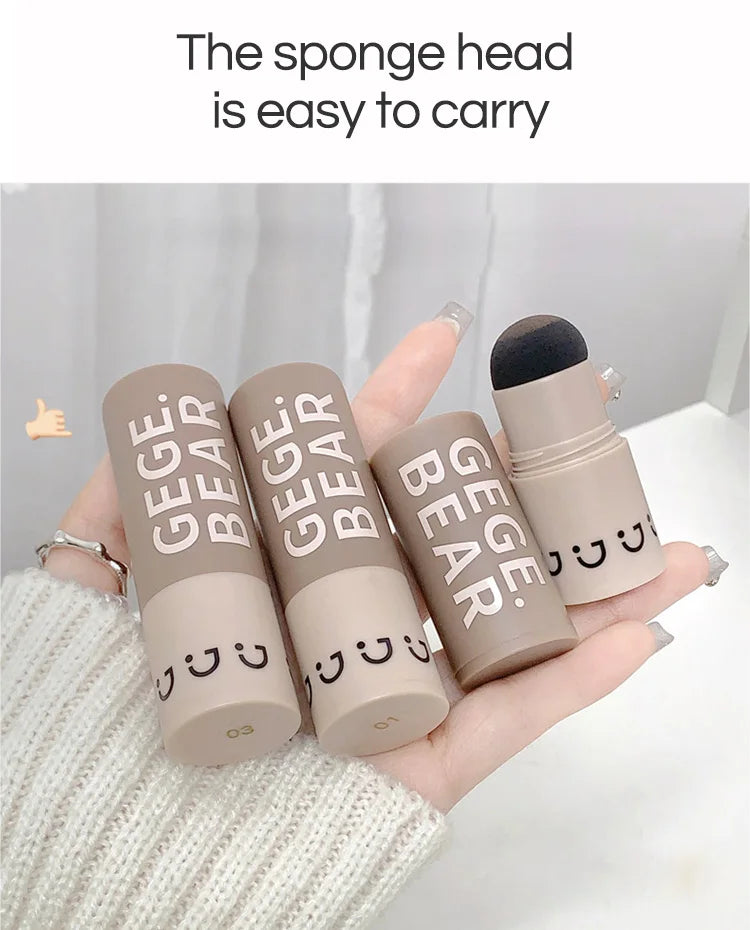 Gege Bear Waterproof Hair Shadow Powder Women Men Hair Concealer Natural Cove Hairline Shadow Stick