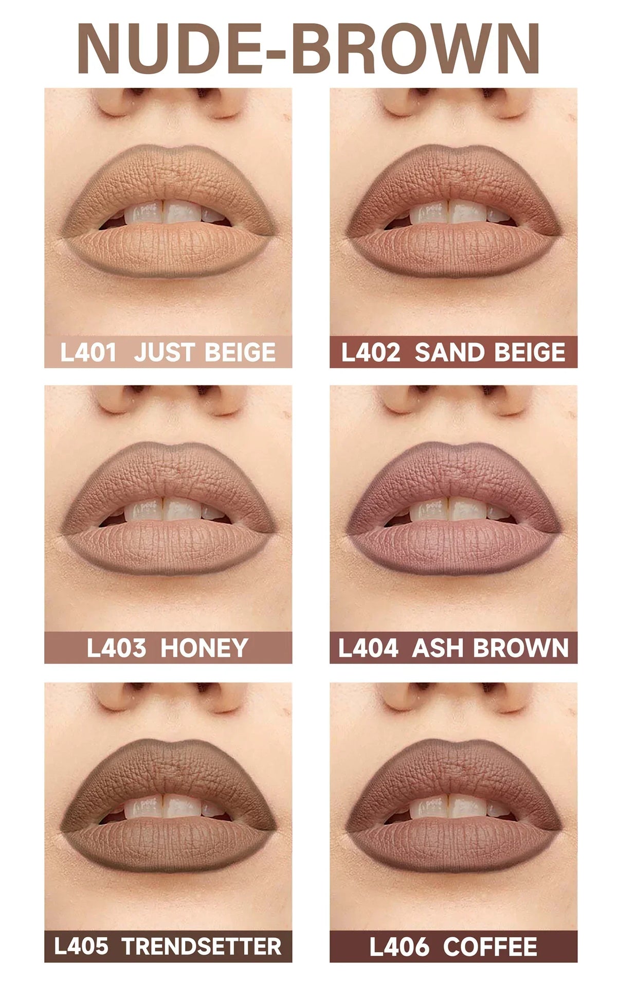 6pcs/set Lip Liner Pen 6 Colors Waterproof And Sweat-proof Not Easy To Fade Non-stick Cup Nude Lipstick Pencil SET