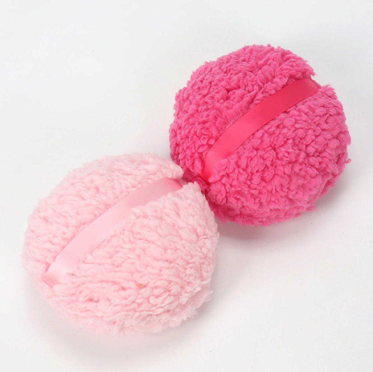 1/2Pcs Extra-Large and Extra-Thick Powder Puff, Skin-Friendly, Soft and Non-Absorbent, Extra-Large Talcum Powder Puff