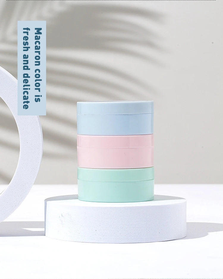 5g Macaroon Loose Powder Case Loose Powder Setting Powder Honey Powder Dispenser Toner Empty Case Mini Powder Puff Powder Case
