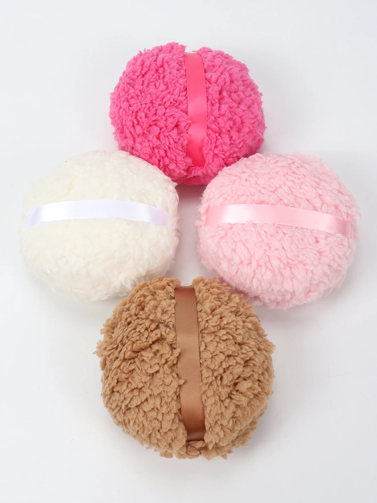 1/2Pcs Extra-Large and Extra-Thick Powder Puff, Skin-Friendly, Soft and Non-Absorbent, Extra-Large Talcum Powder Puff