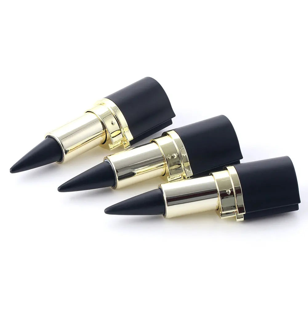 Waterproof eyeliner paste eyeliner quick-drying matte eyeliner single end black solid rich eyeliner pen