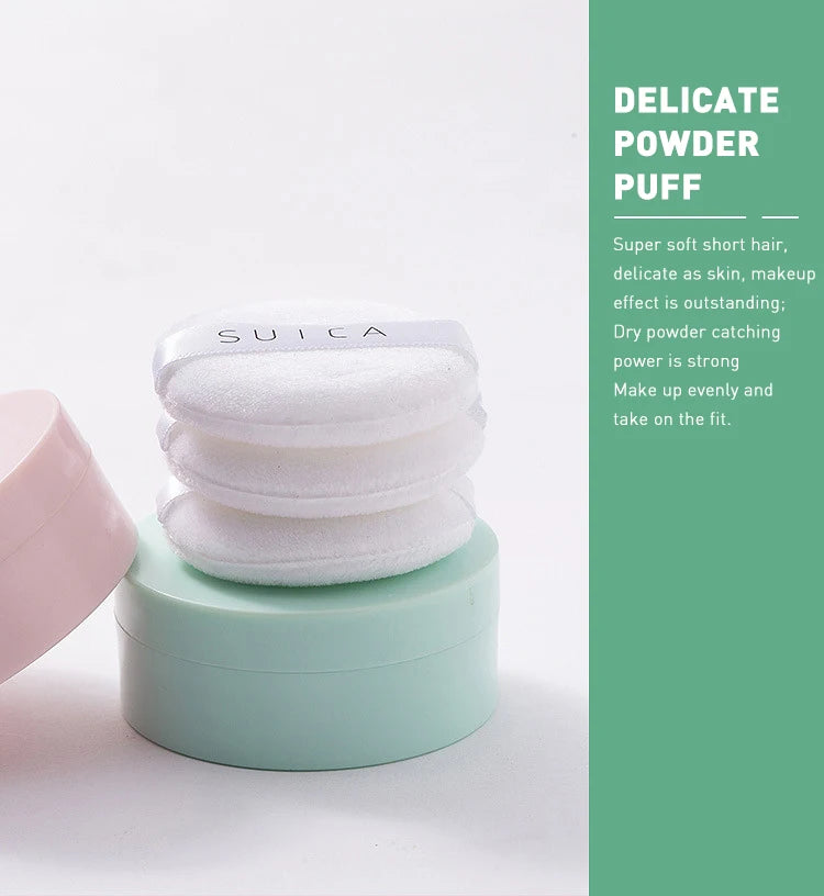 5g Macaroon Loose Powder Case Loose Powder Setting Powder Honey Powder Dispenser Toner Empty Case Mini Powder Puff Powder Case