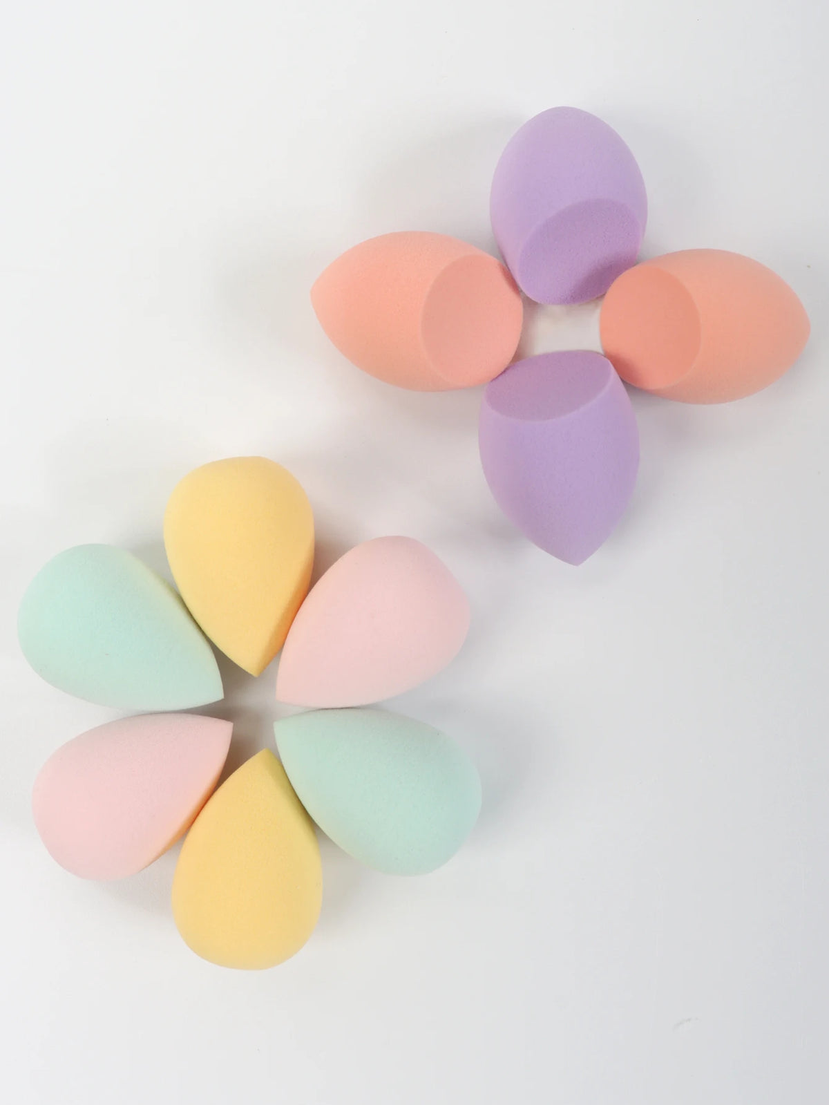 10 件 Mini Makeup Sponge Powder Puff Beauty Sponge for Makeup Concealer Liquid Foundation Face Cosmetic Puff Make up Sponge