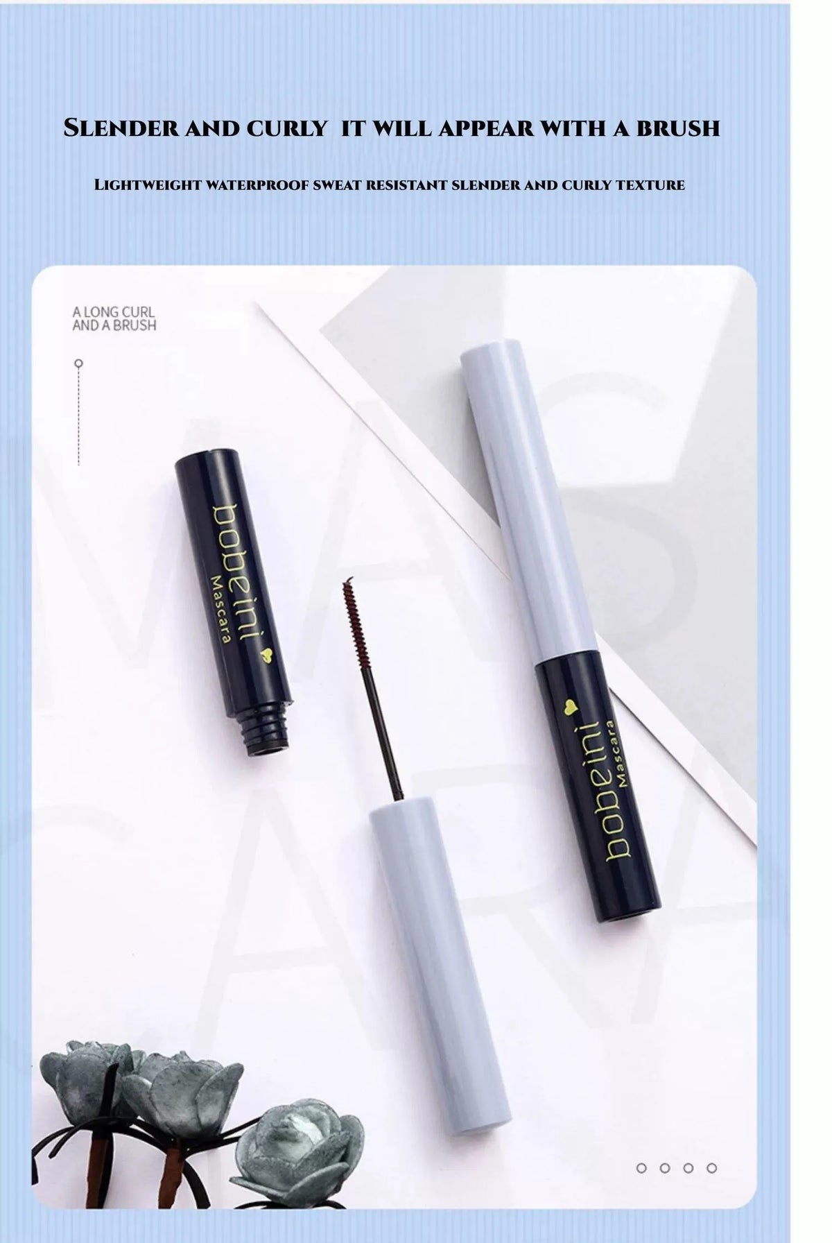 Mascara Smooth Brush Head Waterproof / Sweatproof Not Easy to Smudge for Beginners