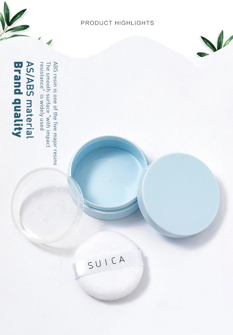 5g Macaroon Loose Powder Case Loose Powder Setting Powder Honey Powder Dispenser Toner Empty Case Mini Powder Puff Powder Case