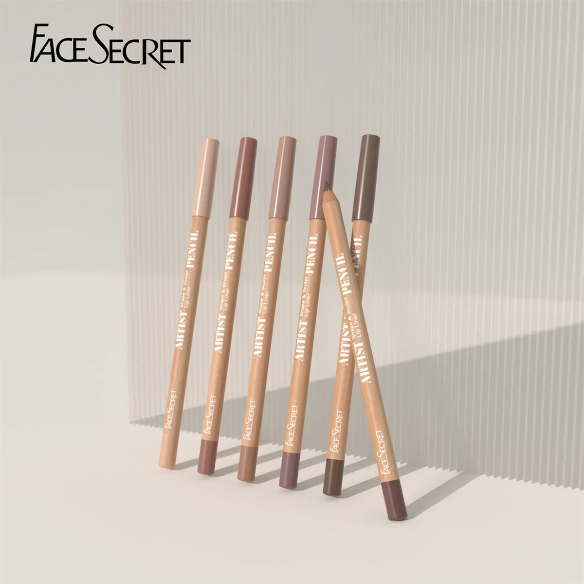 6pcs/set Lip Liner Pen 6 Colors Waterproof And Sweat-proof Not Easy To Fade Non-stick Cup Nude Lipstick Pencil SET