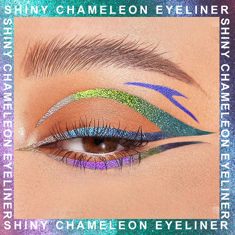 The color-changing eyeshadow stick eyeliner is waterproof and has smooth color, comfortable to use, and can last for a long tim
