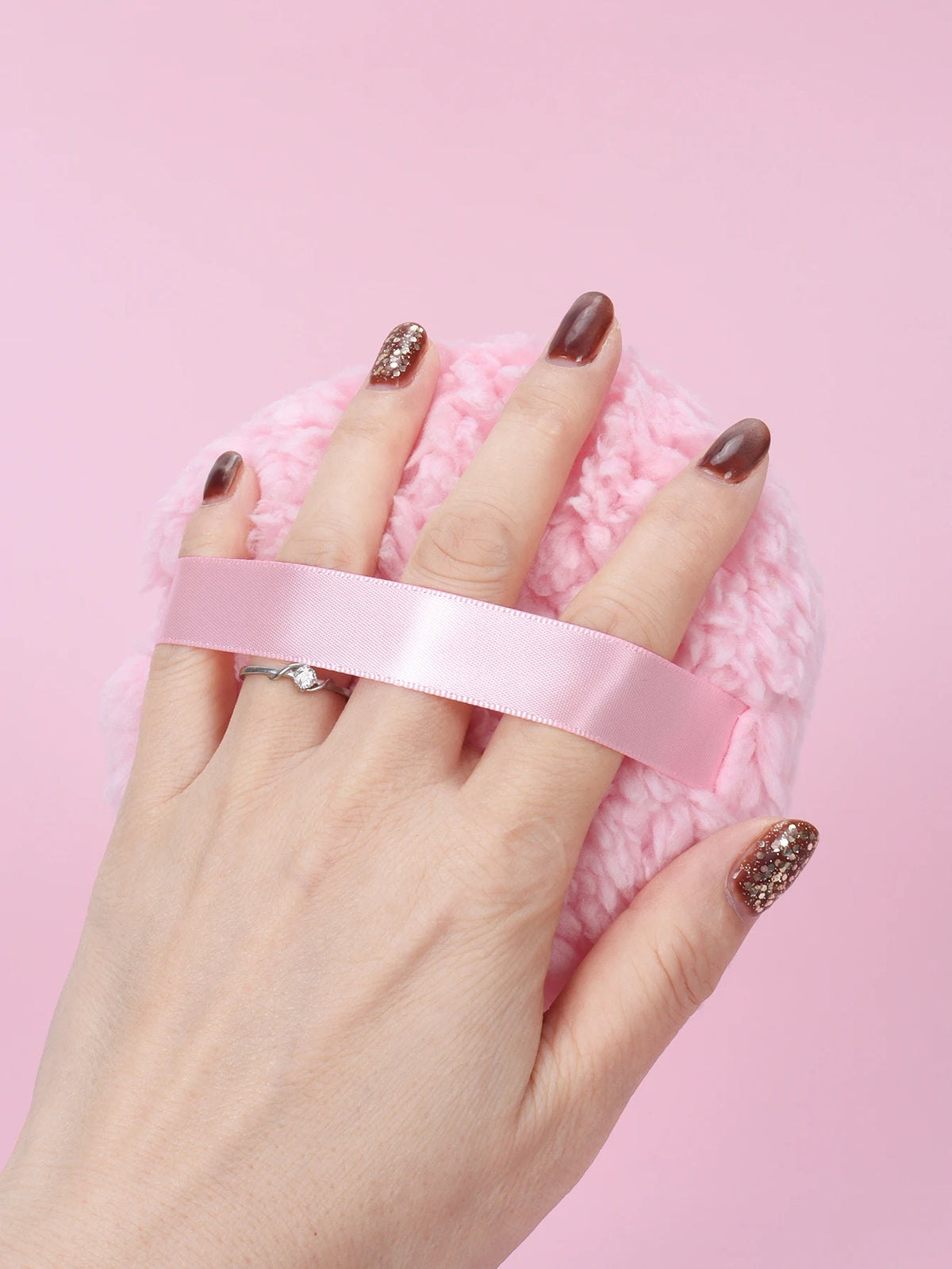 1/2Pcs Extra-Large and Extra-Thick Powder Puff, Skin-Friendly, Soft and Non-Absorbent, Extra-Large Talcum Powder Puff
