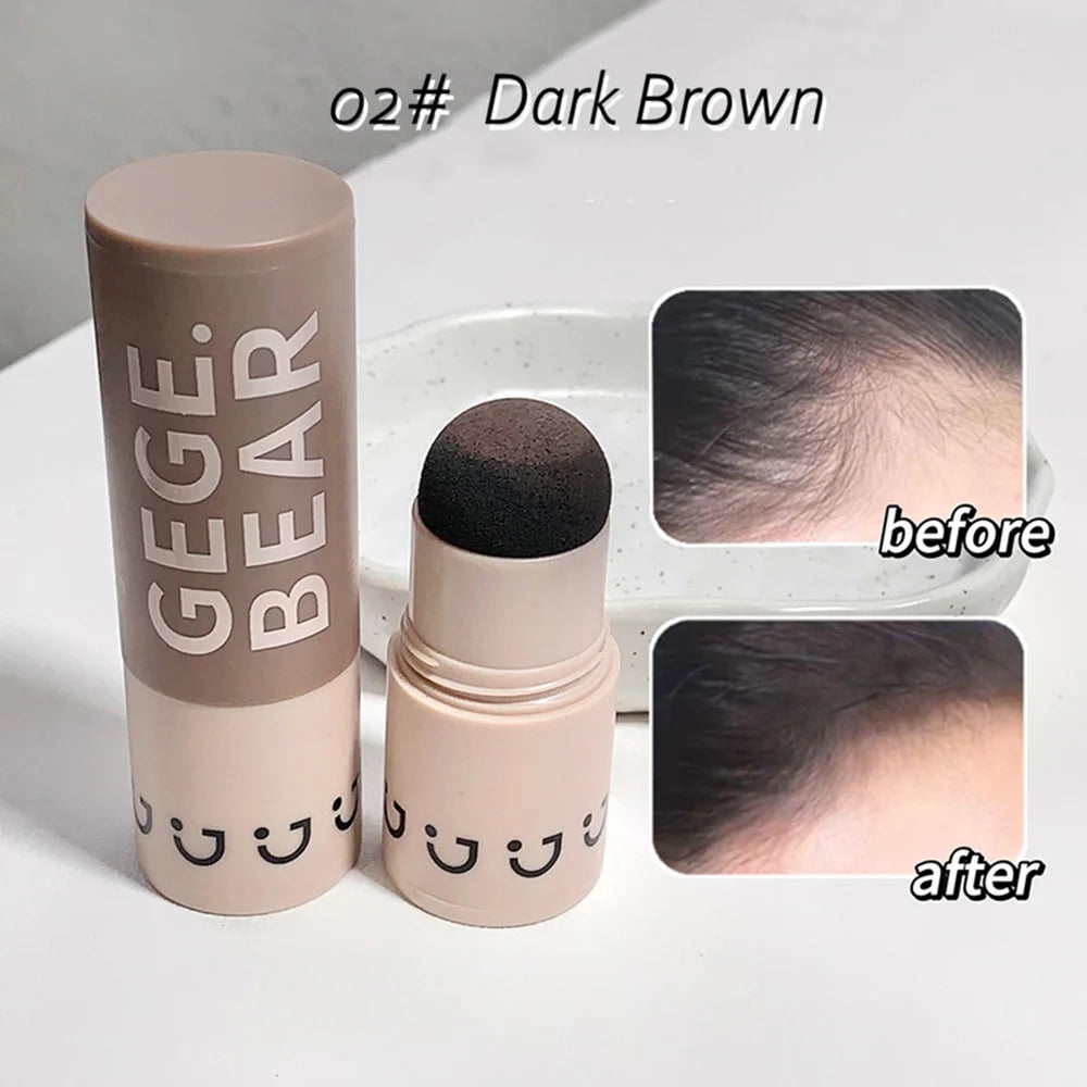 Gege Bear Waterproof Hair Shadow Powder Women Men Hair Concealer Natural Cove Hairline Shadow Stick
