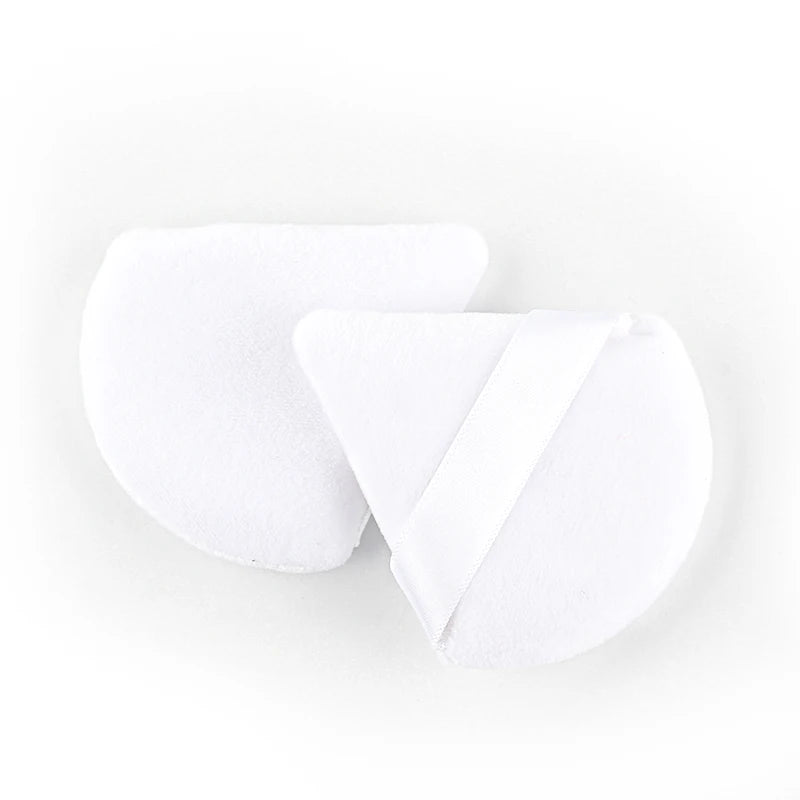 1/2/4pcs Triangle Powder Puff Soft Velvet Facial Makeup Sponge Puff Mixer Beauty Foundation Make-Up Sponge Cosmetics Accessories